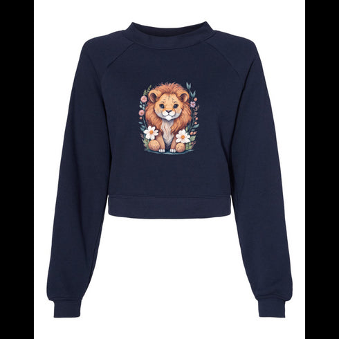 Cartoon lion Bella canvas hoodie 7505